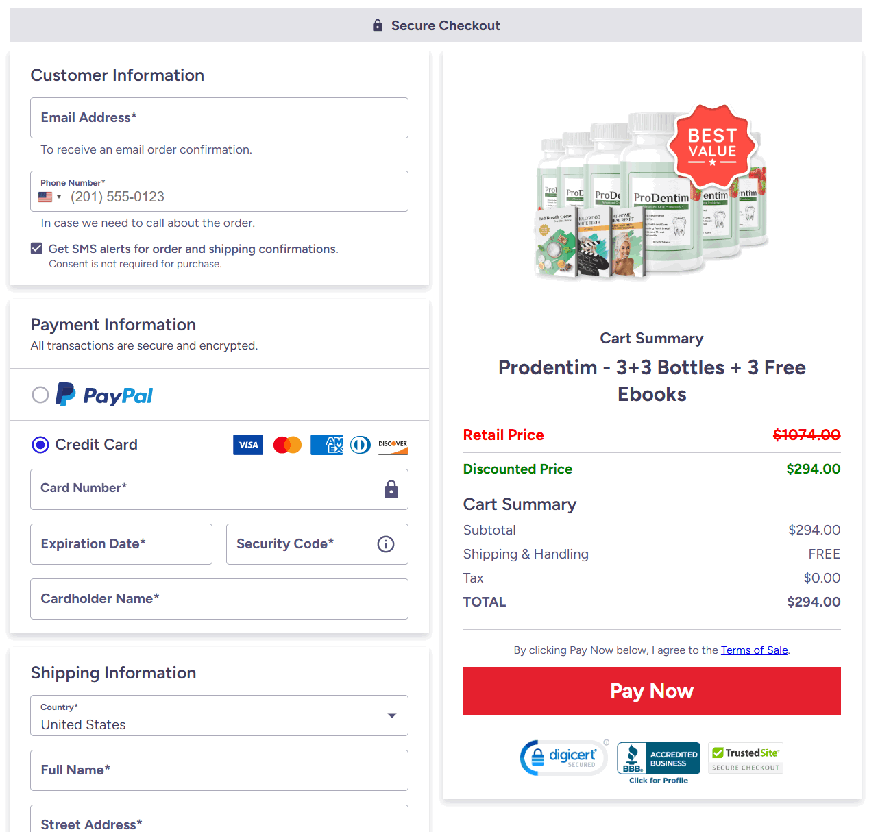 ProDentim-Secure-Checkout